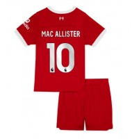 Camiseta Liverpool Alexis Mac Allister #10 Primera Equipación para niños 2023-24 manga corta (+ pantalones cortos)